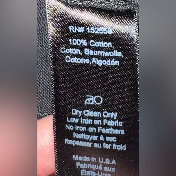 DELFI COLLECTIVE Black Feather Shoulder Detail Tee Top Size XS - Picture 6 of 6